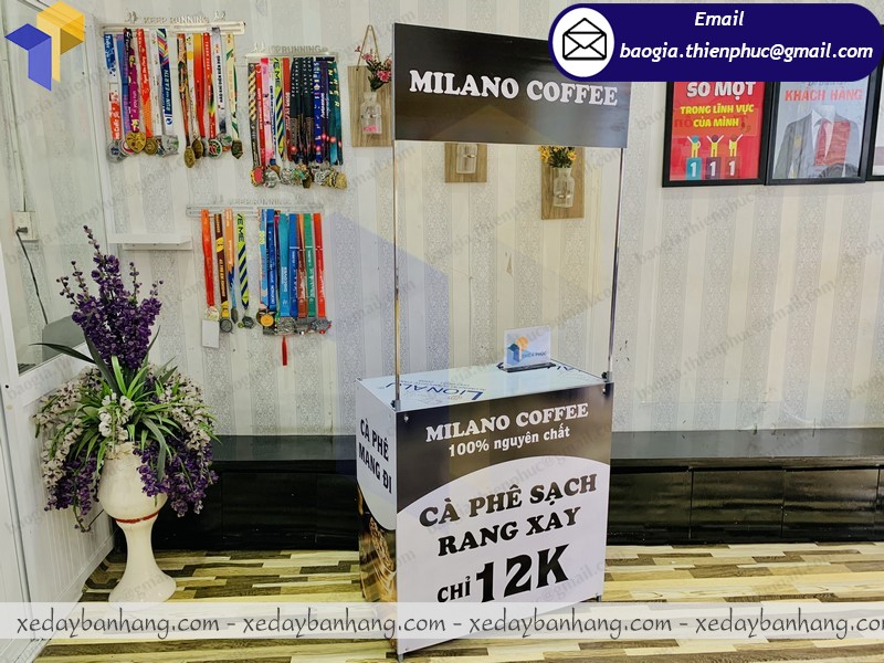 báo giá booth bán cà phê mini