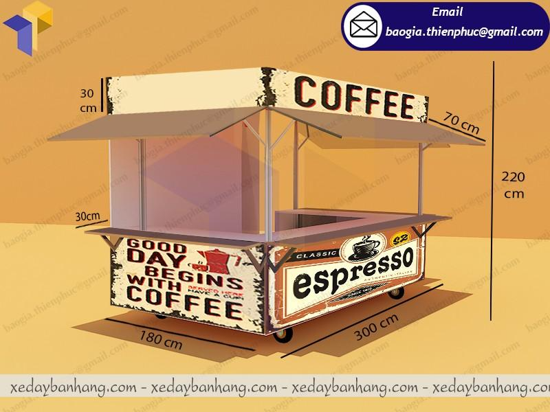báo giá ki ốt bán cà phê di động