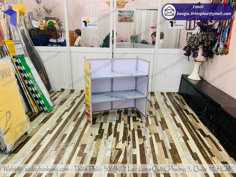 Booth lắp ráp bán đồ ăn sáng