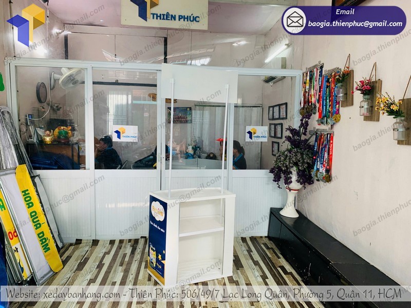 booth tiếp thị bằng nhựa tphcm