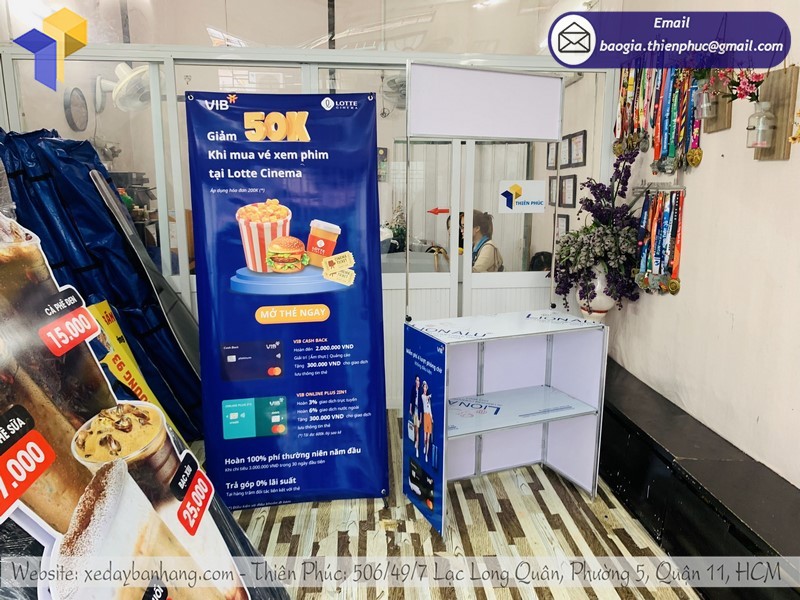 Booth quảng cáo ngân hàng tphcm