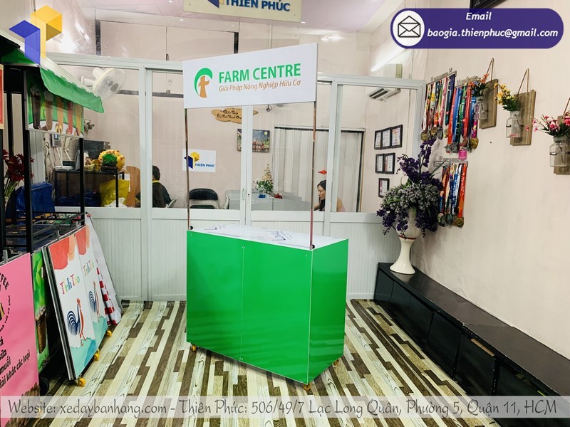 Booth xếp gọn tphcm