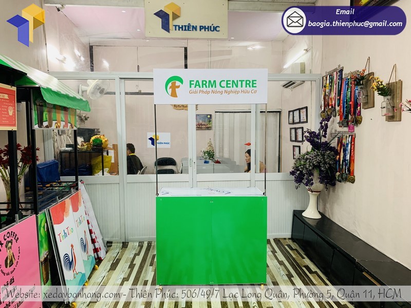 Booth xếp gọn tphcm