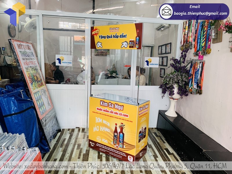 booth tiếp thị quảng cáo