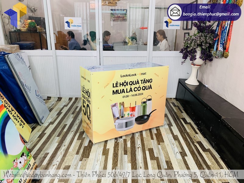 Booth lắp ráp quảng cáo rẻ