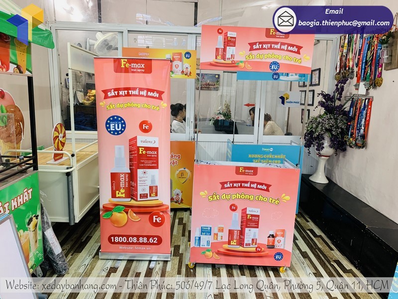 booth tiếp thị sản phẩm