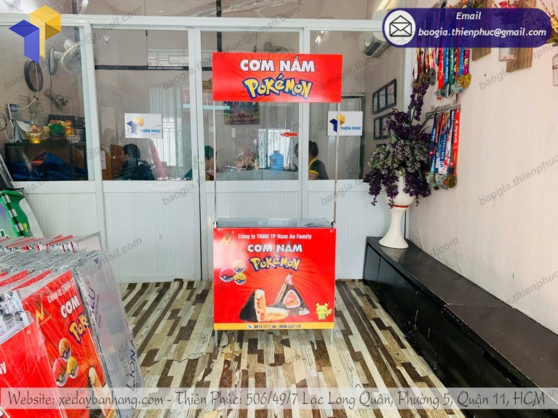 Quầy nhỏ gọn dùng để tiếp thị đẹp