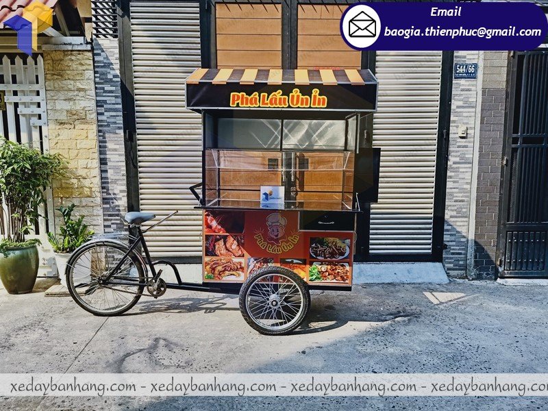 Mô hình sale cafe với xe đạp điện buôn bán cafe địa hình giá bán rẻ