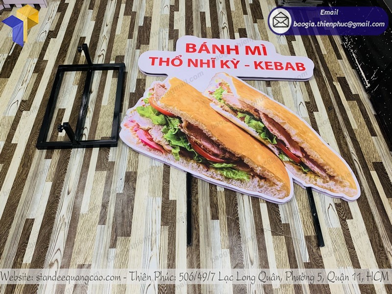 Mô hình bánh mì kebab tphcm