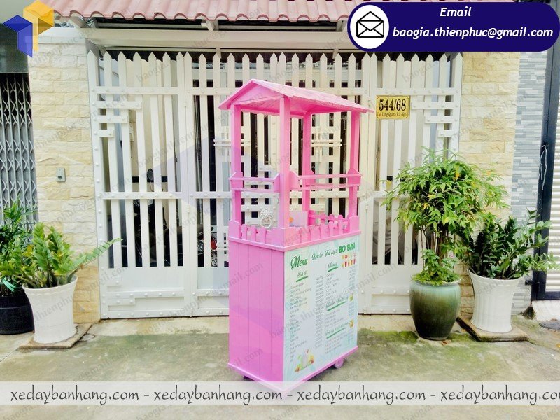 nơi bán xe gỗ bán sinh tố nước ép