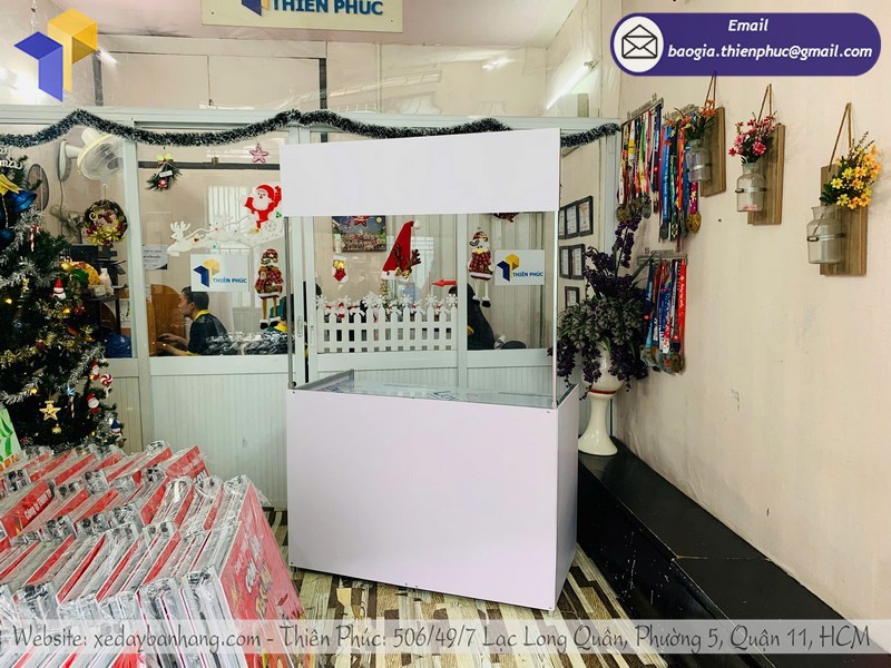 booth 1m2 quảng cáo sản phẩm đẹp