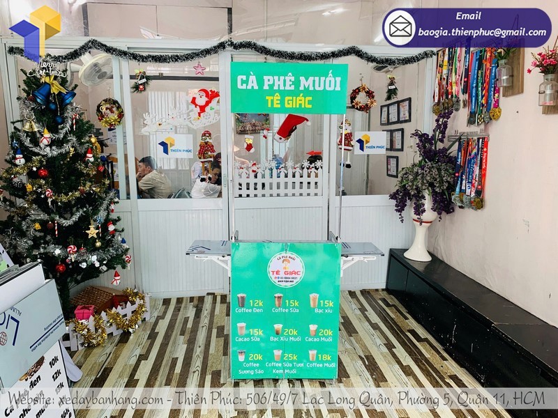 booth bán cà phê mini tphcm