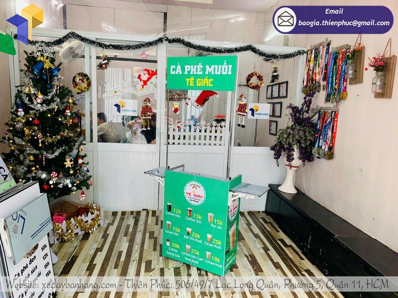 booth bán cà phê mini