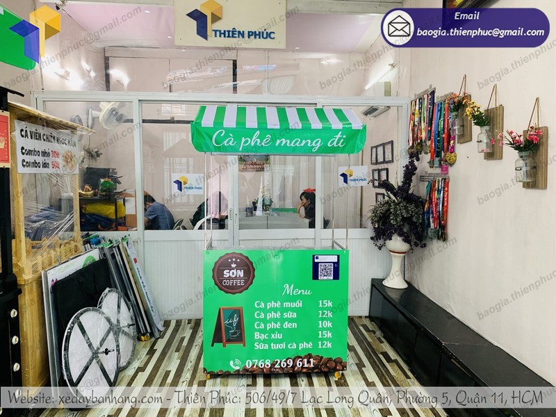 xe bán cafe lắp ráp uy tín