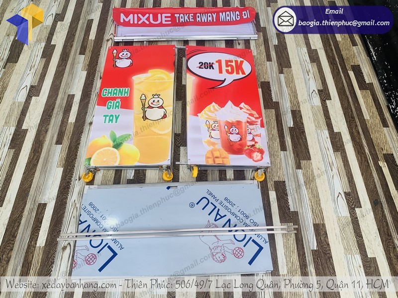 xe xếp gọn bán kem đẹp