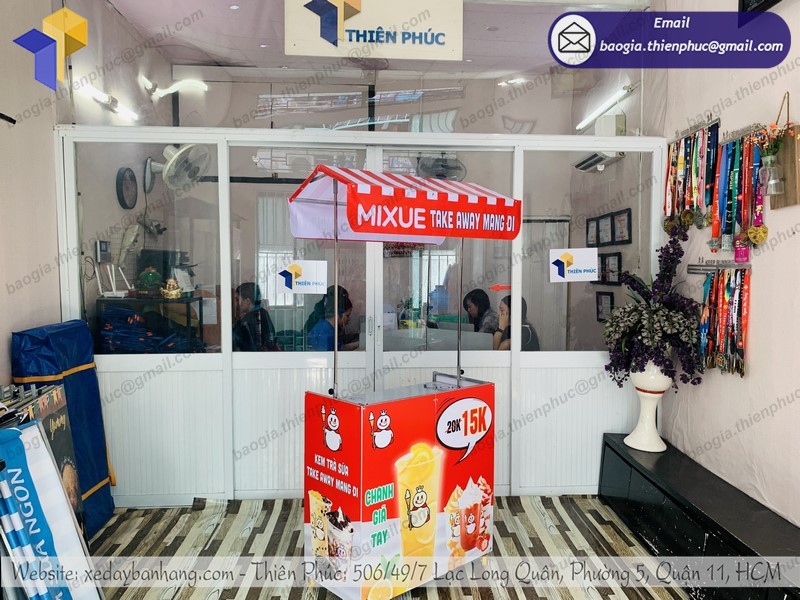 xe xếp gọn bán kem tphcm