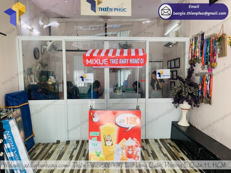 xe xếp gọn bán kem