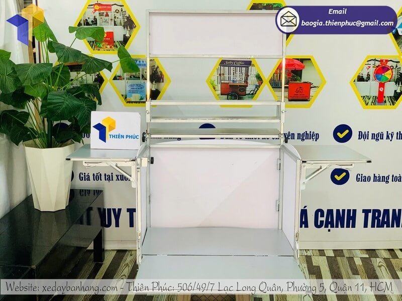 hùng cafe xe máy gọn nhẹ, phù hợp bán vỉa hè