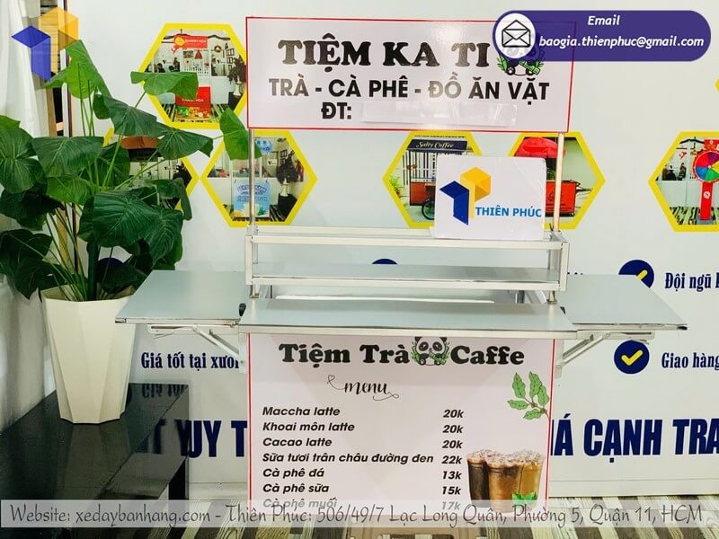 Sản xuất thùng cafe xe máy tại xưởng – Giá tốt