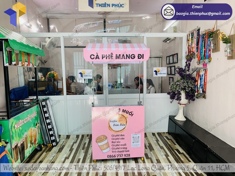 xe bán cà phê take away đẹp