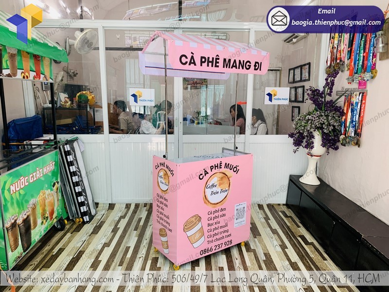 xe bán cà phê take away rẻ