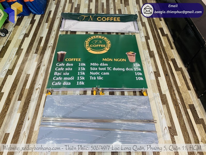 xe lưu động bán cà phê tphcm