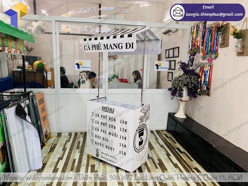 xe bán cà phê di động