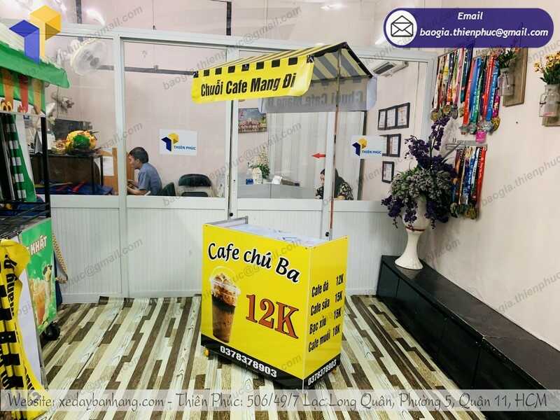 Xe lưu động bán cà phê tphcm