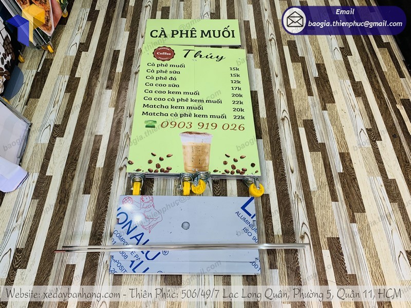 xe bán cà phê nhỏ gọn đẹp