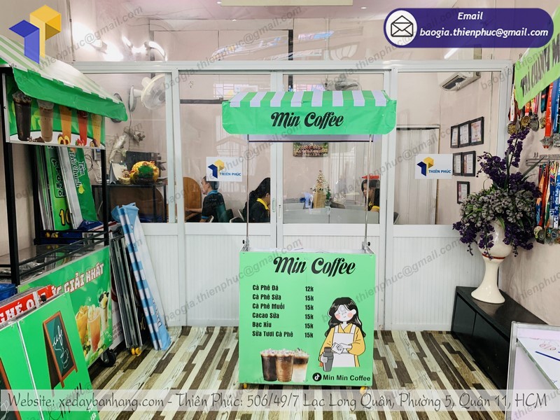 xe lắp ráp bán cà phê rẻ