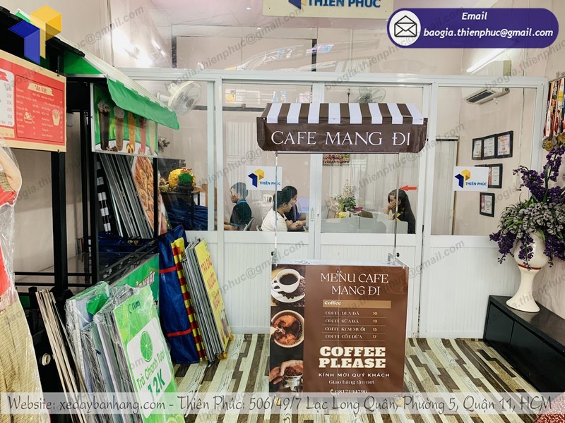 xe di động bán cà phê rẻ