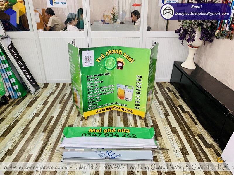 xe gấp gọn bán cà phê rẻ