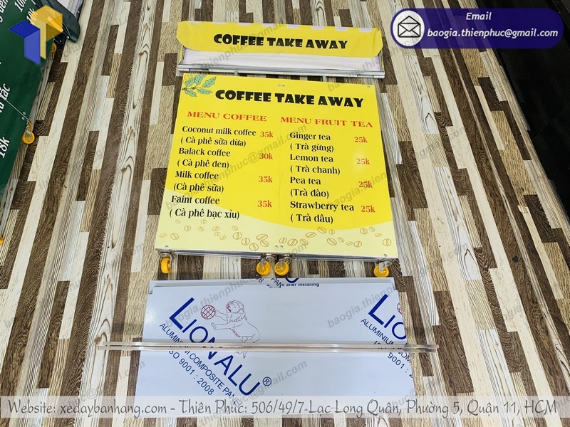 xe bán cafe take away rẻ