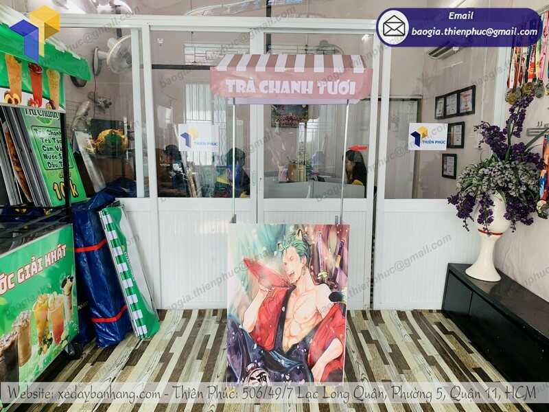 xe xếp gọn bán trà chanh đẹp