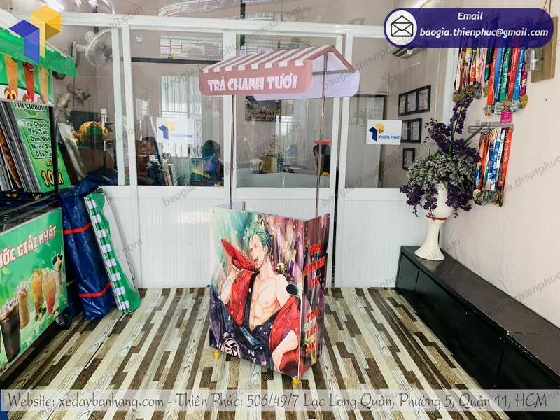 xe xếp gọn bán trà chanh uy tín