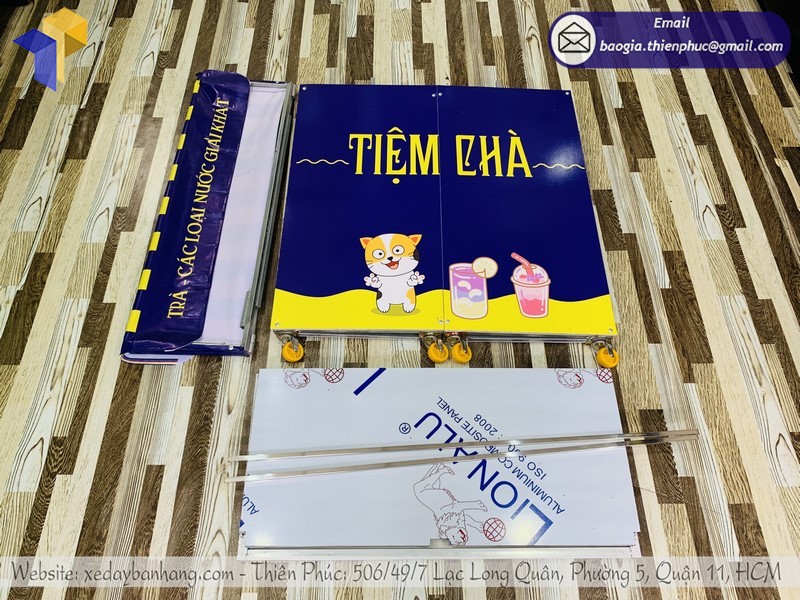 xe lắp ráp bán trà sữa uy tín