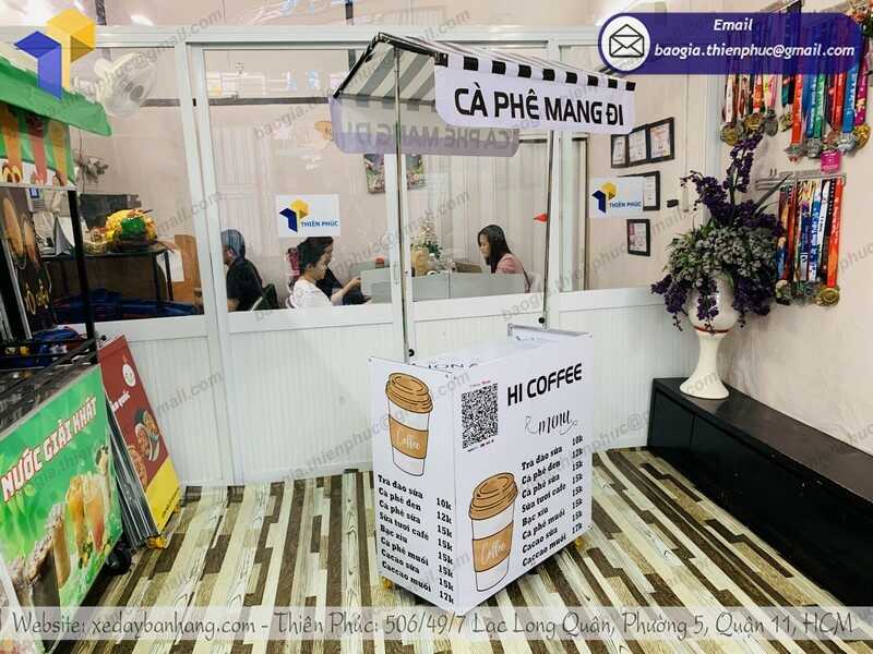 xe bán cà phê lắp ráp rẻ