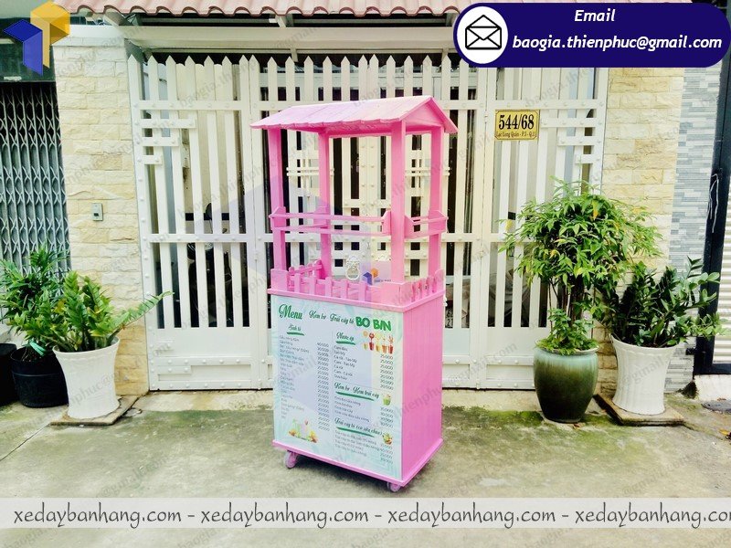 xe gỗ bán sinh tố nước ép giá rẻv