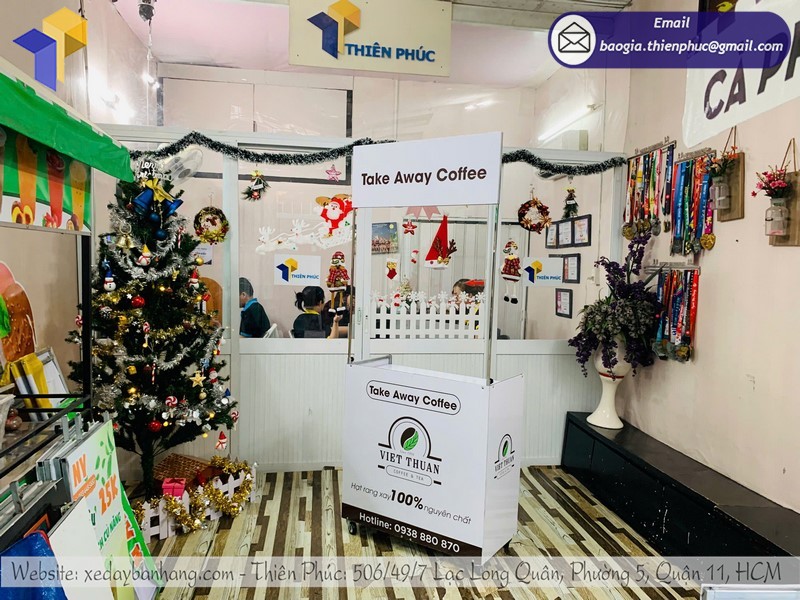 Xe gấp gọn bán cafe tphcm