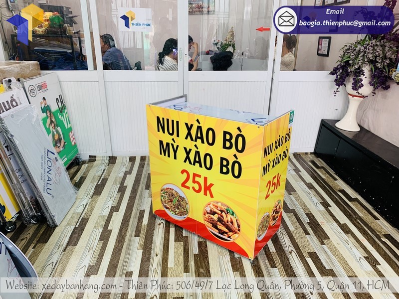 xe xếp bán đồ ăn sáng đẹp