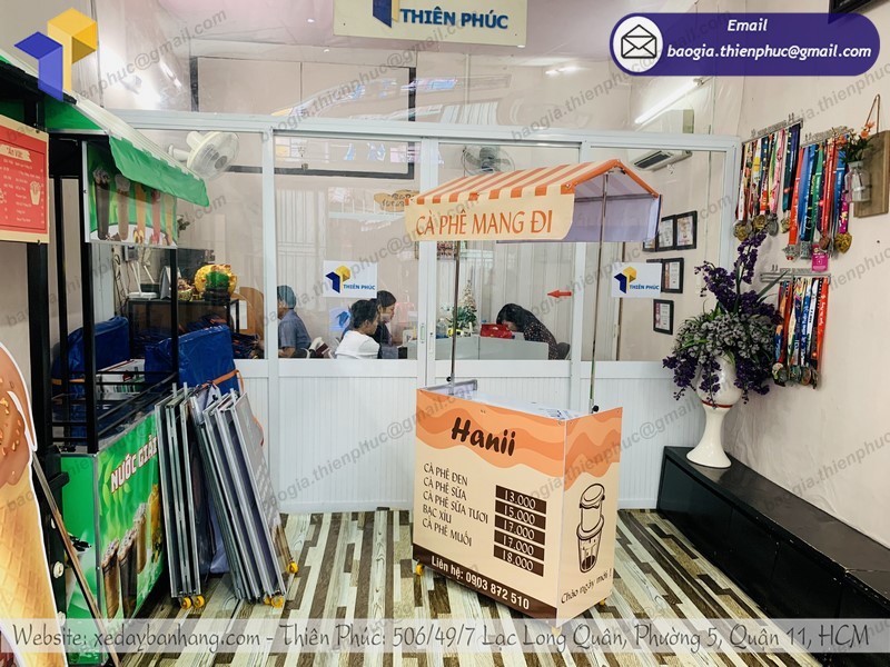 xe bán cà phê di động tphcm