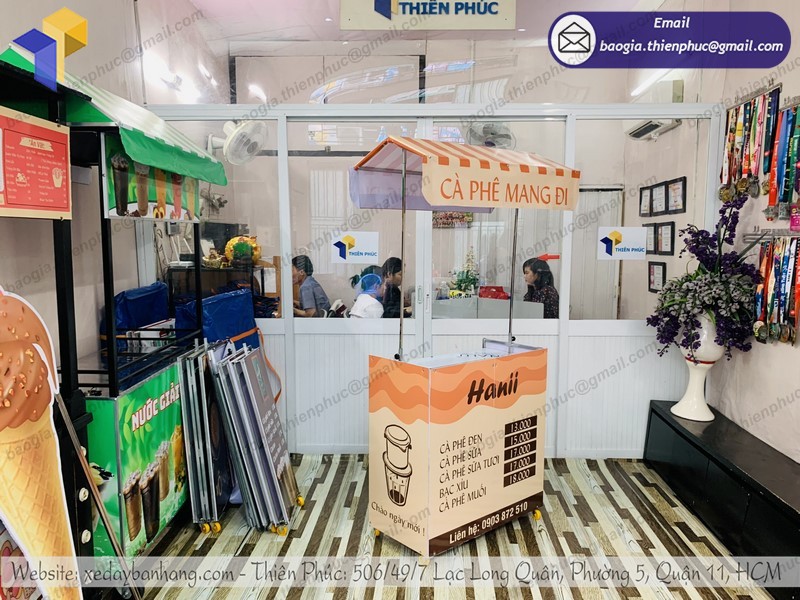 xe bán cà phê di động uy tín