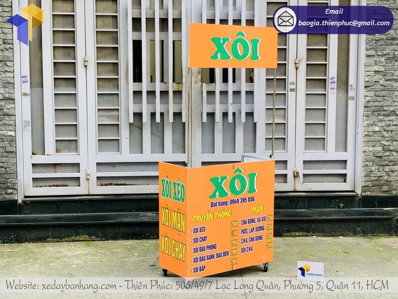 Xưởng bán kệ đồ ăn có bánh xe gấp gọn di động rẻ di chuyển tiết kiệm không gian